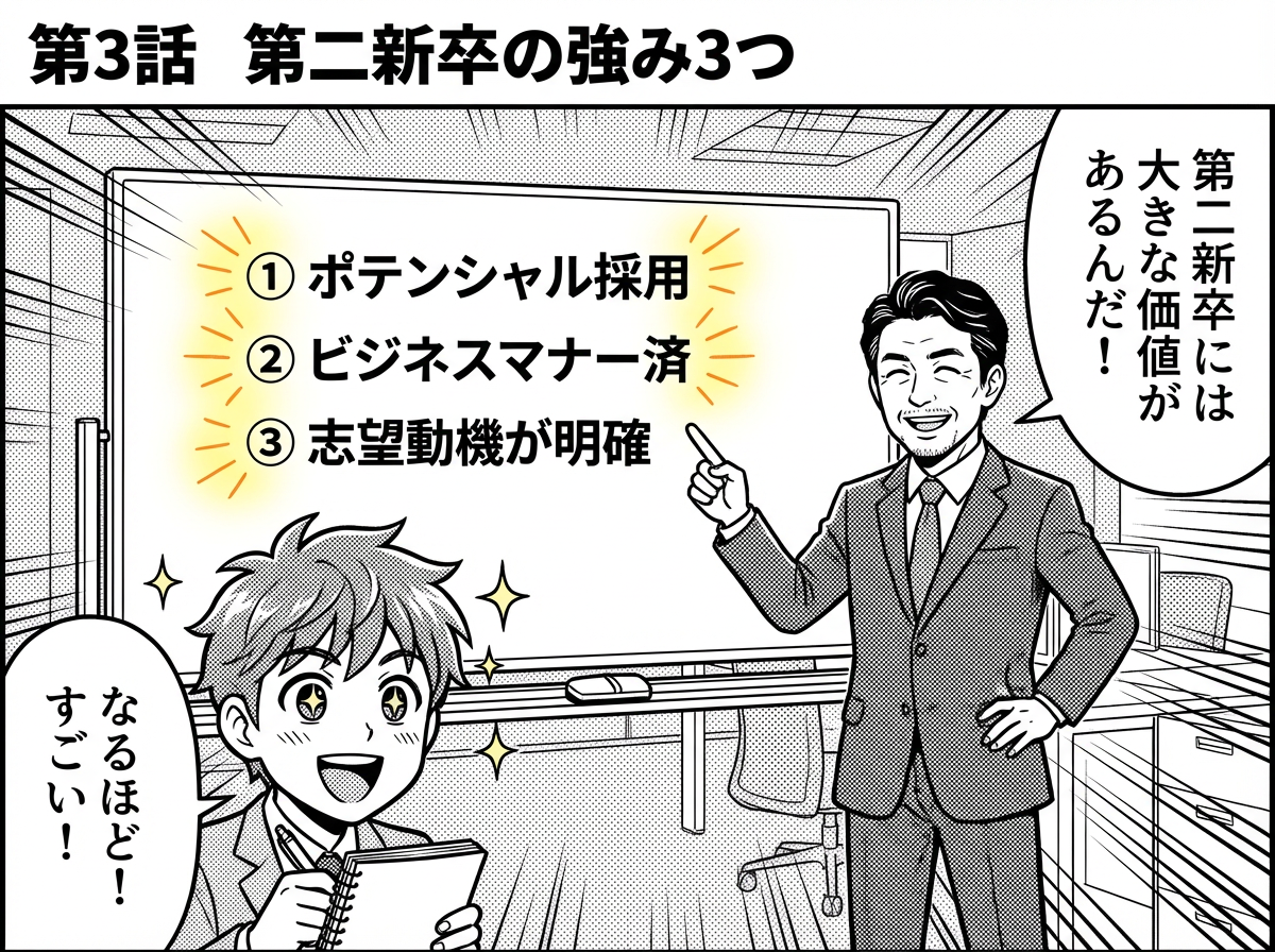 第3話：第二新卒の強み
